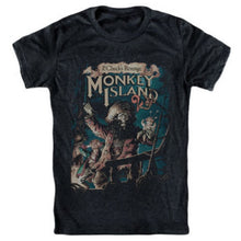 Load image into Gallery viewer, MONKEY ISLAND 2 T-shirt Lechuck's Revenge Guybrush Threepwood 1991 O Neck Fashion Casual High Quality Print T Shirt Large Size
