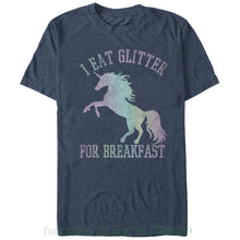 Load image into Gallery viewer, Lost Gods Glitter Breakfast Unicorn Mens Graphic T Shirt Gift T-shirt Fashion Free Shipping
